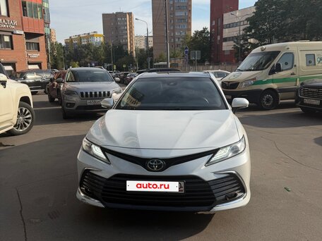 2022 Toyota Camry US Market VIII (XV70) Рестайлинг, белый, вид 5