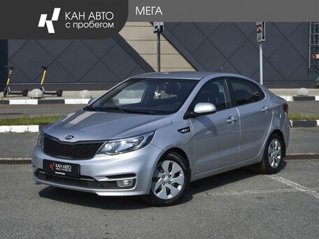 2016 Kia Rio III Рестайлинг, серебристый, 880000 рублей, вид 1
