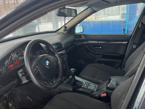 1998 BMW 5 серии 520i IV (E39), чёрный, 500000 рублей - вид 8
