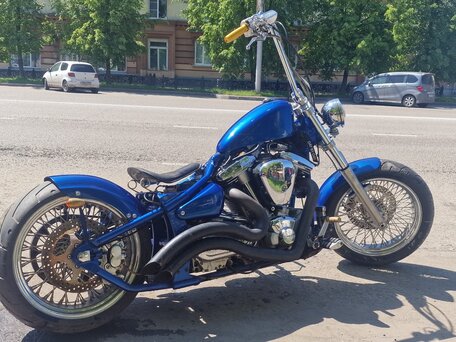2001 Yamaha XV 1600 Road Star, синий, 480000 рублей, вид 2