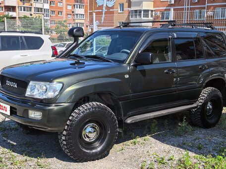 1998 Toyota Land Cruiser 100 Series, зелёный, 3390000 рублей, вид 4