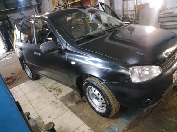 2011 Lada (ВАЗ) Kalina I, чёрный, 300000 рублей