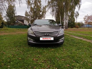 2014 Hyundai Solaris I Рестайлинг, серый, 670000 рублей, вид 2
