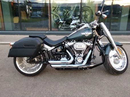 2020 Harley-Davidson Fat Boy, зелёный, 2300000 рублей, вид 2