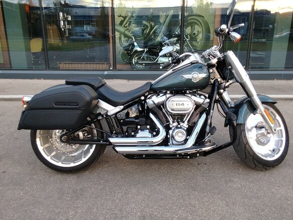 2020 Harley-Davidson Fat Boy, зелёный, 2300000 рублей - вид 1