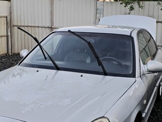 2005 Hyundai Sonata ТагАЗ IV (EF) Рестайлинг, серебристый, 380000 рублей, вид 1