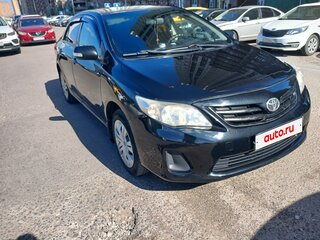 2011 Toyota Corolla X (E140, E150) Рестайлинг, чёрный, 790000 рублей, вид 2