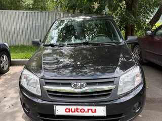 2013 Lada (ВАЗ) Granta I, чёрный, 350000 рублей, вид 1