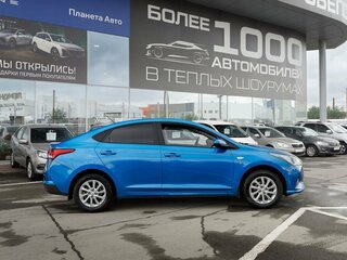 2021 Hyundai Solaris II Рестайлинг, синий, 1470000 рублей, вид 5