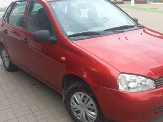 2006 Lada (ВАЗ) Kalina I, красный, 400000 рублей, вид 3