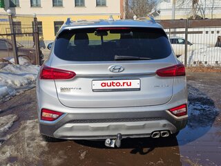 2019 Hyundai Santa Fe IV, серебристый, 2450000 рублей, вид 5