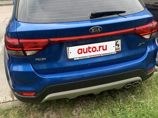 2020 Kia Rio X IV Рестайлинг, синий, 1300000 рублей, вид 5