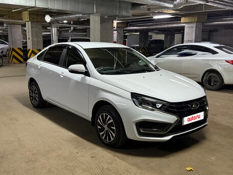 2023 Lada (ВАЗ) Vesta I Рестайлинг (NG), белый, 1090000 рублей, вид 2