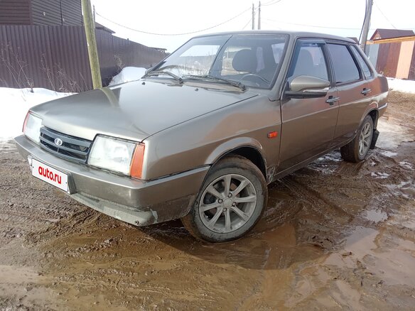 2002 Lada (ВАЗ) 21099, серый, 115000 рублей