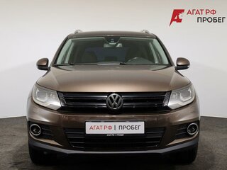 2014 Volkswagen Tiguan I Рестайлинг, коричневый, 1245000 рублей, вид 2