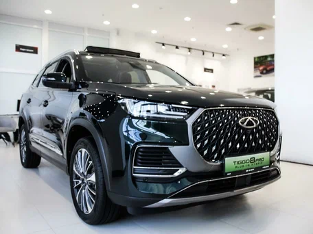 2023 Chery Tiggo 8 Pro Plug-in Hybrid, зелёный, 4825500 рублей, вид 2