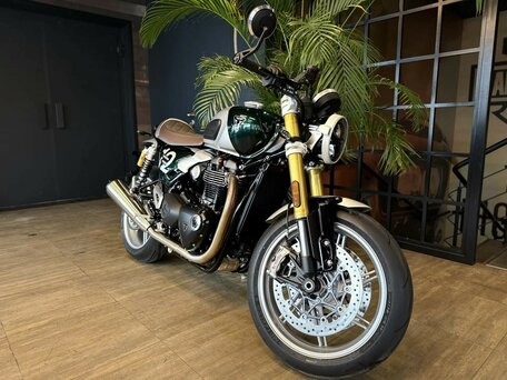 2026 Triumph Speed Twin, зелёный, 2500000 рублей, вид 2