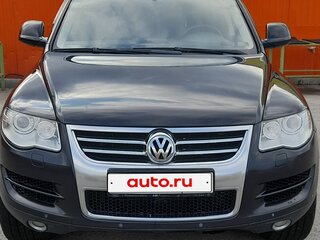 2008 Volkswagen Touareg I Рестайлинг, чёрный, 1250000 рублей, вид 1