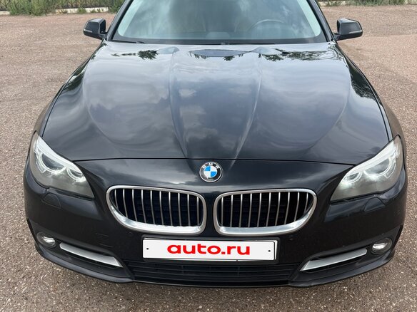 2015 BMW 5 серии 520i VI (F10/F11/F07) Рестайлинг, чёрный, 1999000 рублей - вид 1