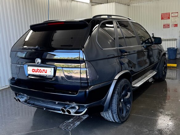 2002 BMW X5 3.0i I (E53), чёрный - вид 8