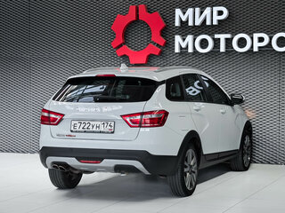 2019 Lada (ВАЗ) Vesta SW Cross I, белый, 970000 рублей, вид 4