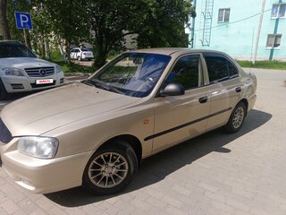 2003 Hyundai Accent II, бежевый, 270000 рублей, вид 3