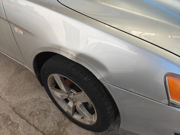 2008 Mitsubishi Lancer X, серебристый - вид 10