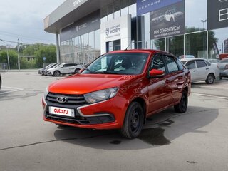 2019 Lada (ВАЗ) Granta I Рестайлинг, красный, 469000 рублей, вид 1