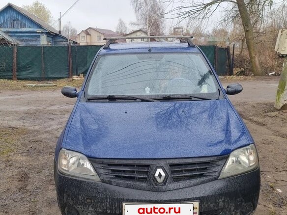 2006 Renault Logan I, синий, 180000 рублей