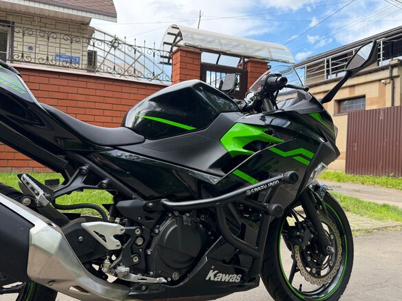 2020 Kawasaki Ninja 400, зелёный, 680000 рублей - вид 7