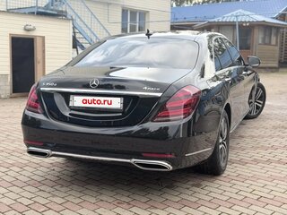 2019 Mercedes-Benz S-Класс 350 d Long VI (W222, C217) Рестайлинг, чёрный, 7600000 рублей, вид 2