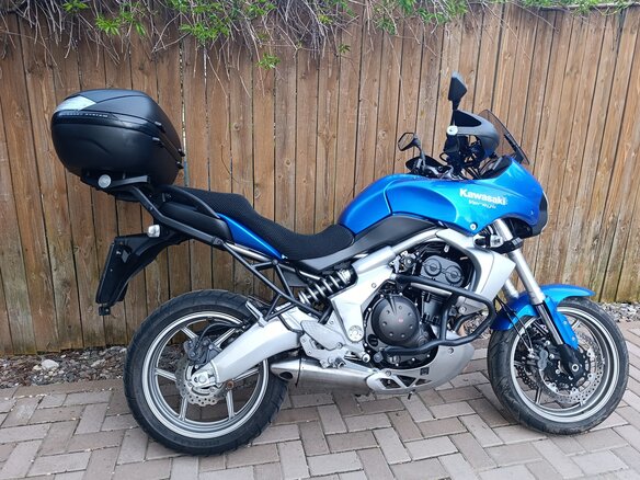 2009 Kawasaki Versys 650, синий, 410000 рублей - вид 8