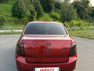 2015 Lada (ВАЗ) Granta I, красный, 470000 рублей, вид 4