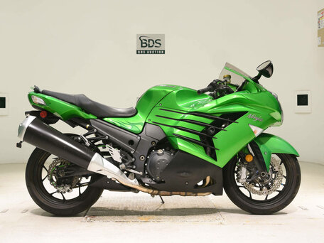 2012 Kawasaki ZX-14R, зелёный, 830000 рублей, вид 1