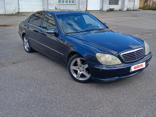 2001 Mercedes-Benz S-Класс 320 IV (W220), синий, 750000 рублей, вид 4