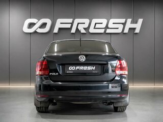 2016 Volkswagen Polo V Рестайлинг, чёрный, 1350000 рублей, вид 4