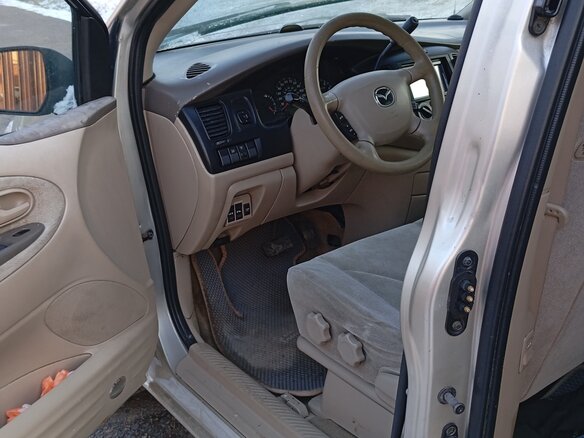 2002 Mazda MPV II (LW), золотистый, 325555 рублей - вид 6