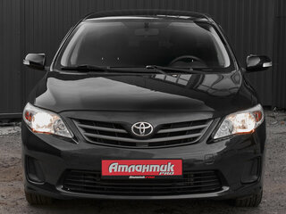 2012 Toyota Corolla X (E140, E150) Рестайлинг, чёрный, 1395000 рублей, вид 2