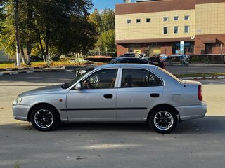 2004 Hyundai Accent ТагАЗ II, серебристый, 315000 рублей, вид 4