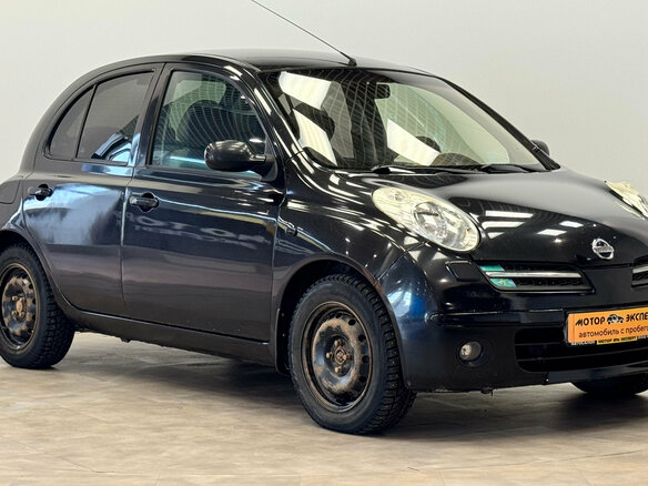 2007 Nissan Micra III (K12), чёрный - вид 5