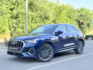 2022 Audi Q3 35 TDI II (F3), синий, 4250000 рублей, вид 3