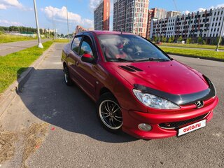 2009 Peugeot 206, красный, 255000 рублей, вид 1