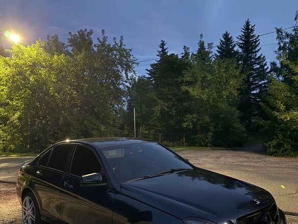 2013 Mercedes-Benz C-Класс 180 III (W204) Рестайлинг, синий - вид 3