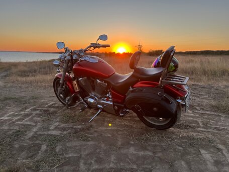 2003 Honda VTX 1800, красный, 700000 рублей, вид 3