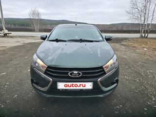 2017 Lada (ВАЗ) Vesta I, зелёный, 700000 рублей, вид 3