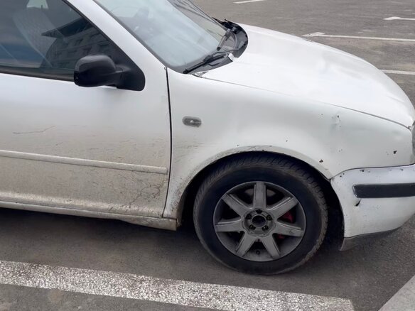 1998 Volkswagen Golf IV, белый, 200000 рублей - вид 5