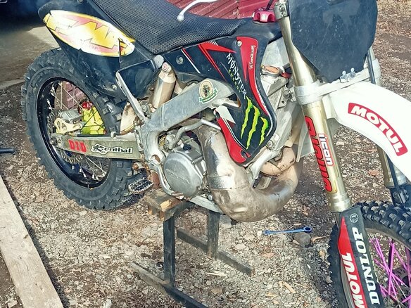 2001 Honda CR 250R, чёрный, 230000 рублей - вид 1