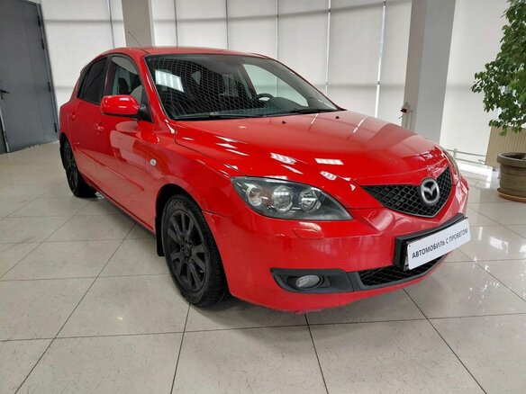 2007 Mazda 3 I (BK) Рестайлинг, красный - вид 2