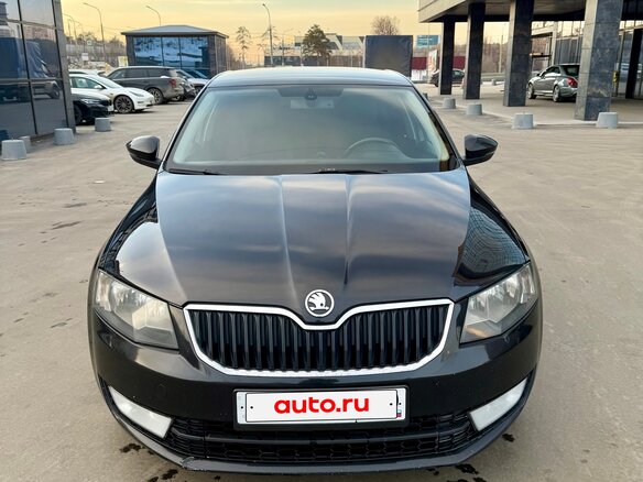 2014 Skoda Octavia III (A7), чёрный, 860000 рублей