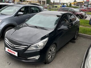 2014 Hyundai Solaris I Рестайлинг, чёрный, 850000 рублей, вид 1